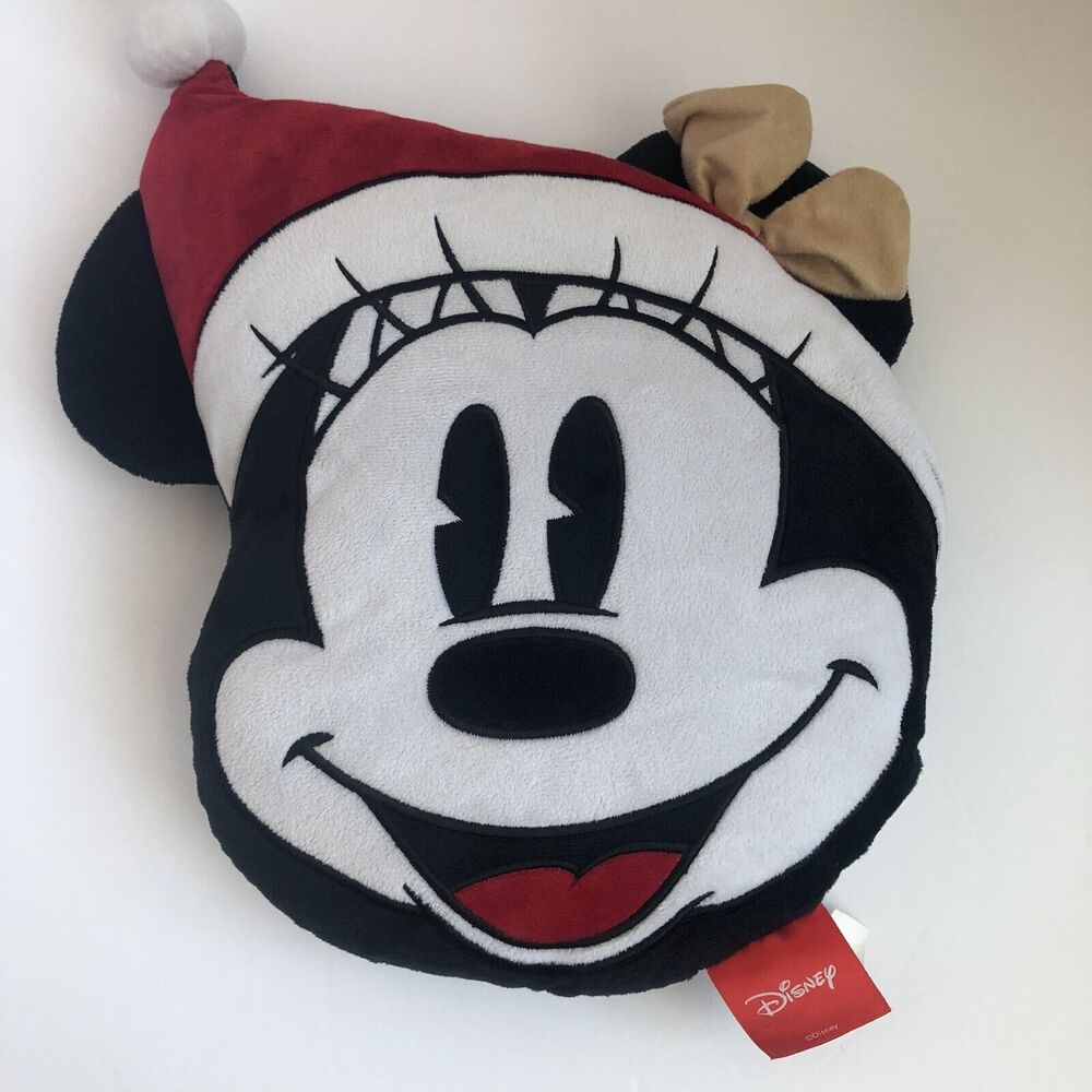 DISNEY‎ Minnie Mouse Nogginz Plush Pillow Only Travel Holiday Christmas 13"